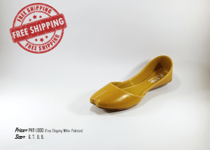 Yellow Casual Khussa